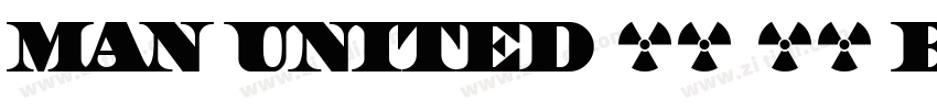 Man United 17 18 by字体转换